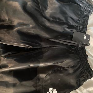 New Black Nike Air Track Nylon Pants